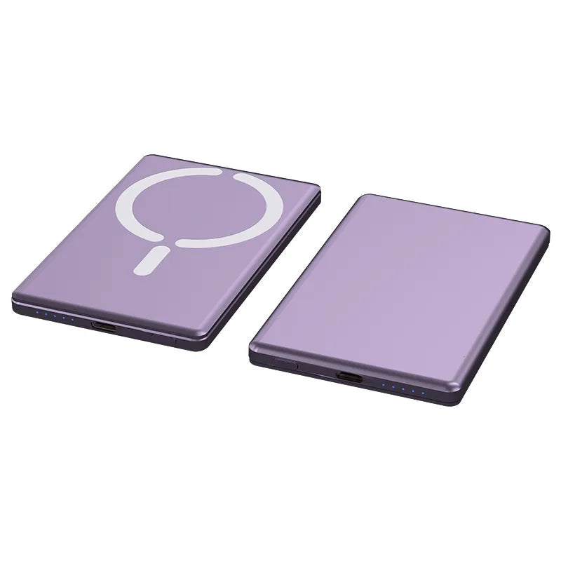 Ultra-thin Magnetic Wireless Power Bank Mini Portable .