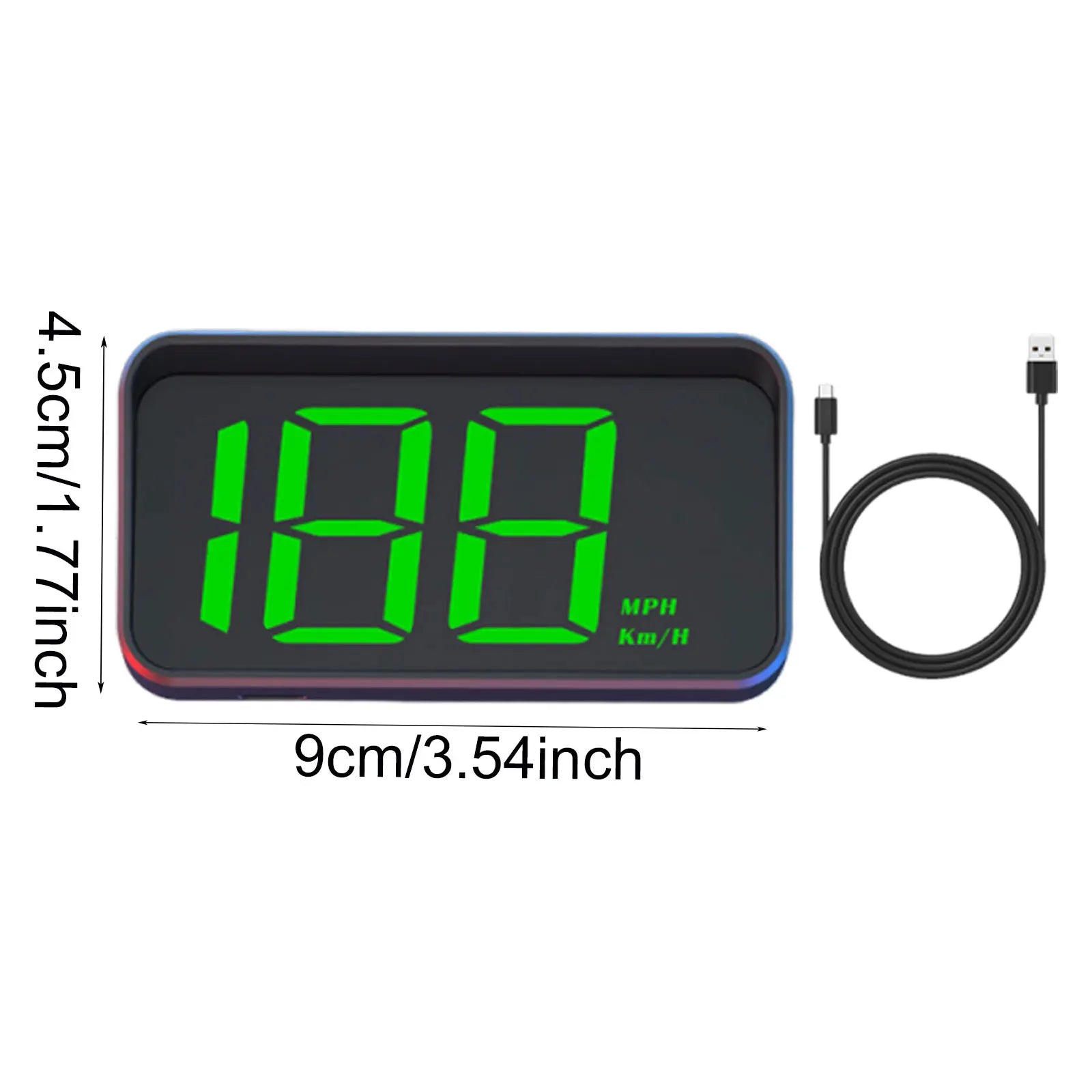 Smart Car Head-Up Display (HUD) Speedometer – Digital Speed Monitoring System for Safe & Focused Driving Experience