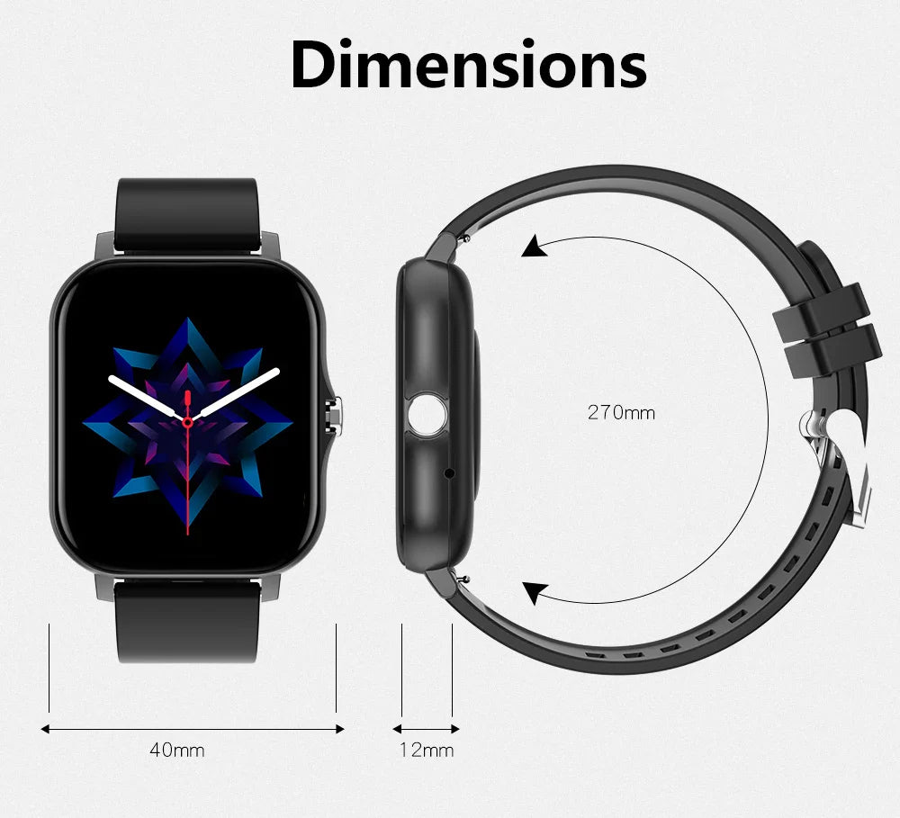 Sport Smart Watch Fitness Clock Health Monitor Waterproof Smartwatch Wireless Call Watches for Men Women IOS Android 2025