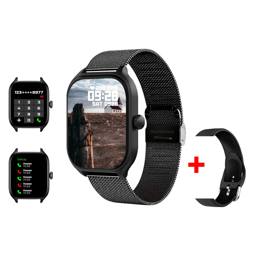 KESHUYOU H9 Smart Watch 2.01 Inch Bluetooth Call HD Display