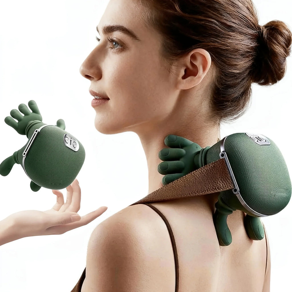 Intelligent Fully Automatic Neck & Shoulder Massager – Deep Tissue Relaxation with Finger Pressure Massage Technology