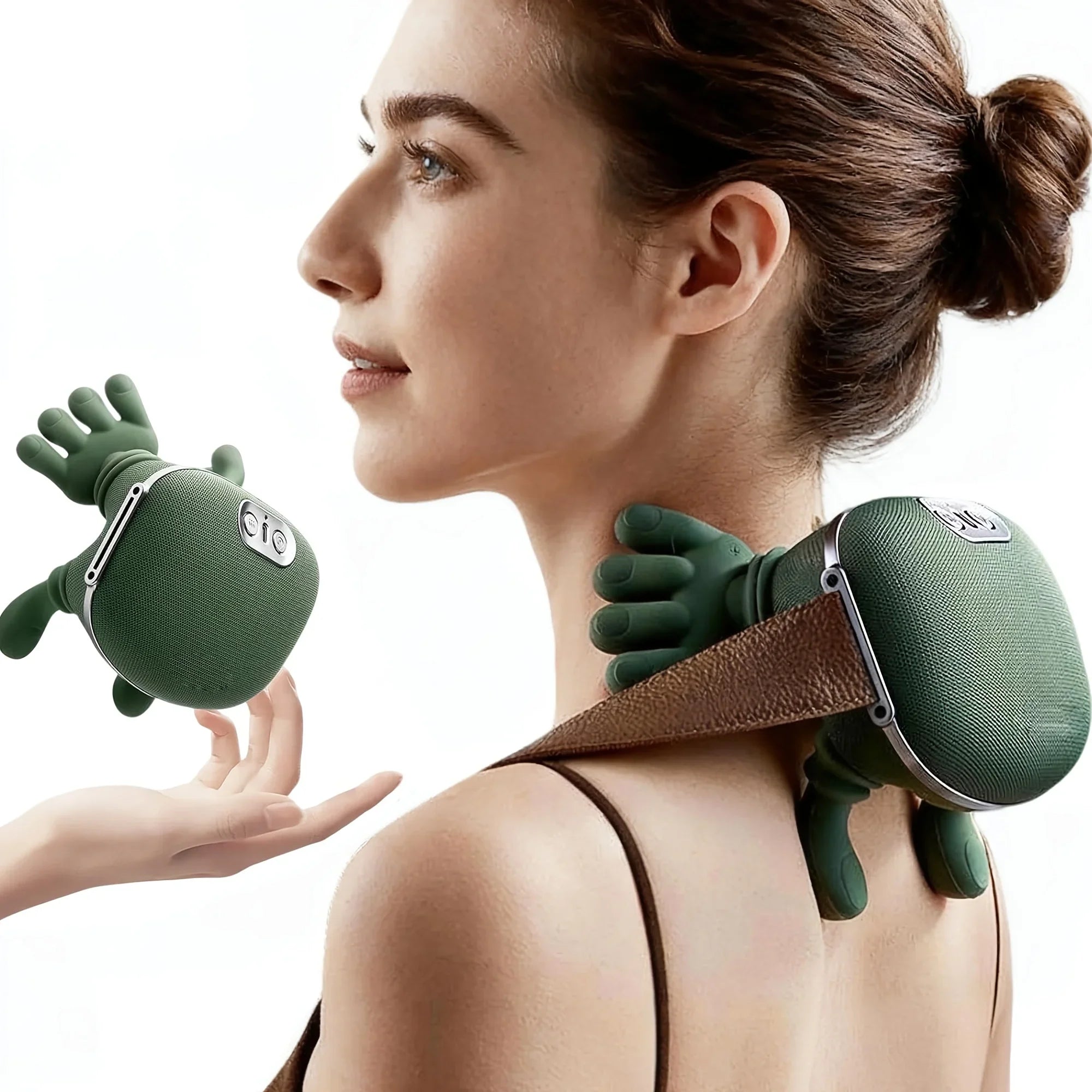 Intelligent Fully Automatic Neck & Shoulder Massager – Deep Tissue Relaxation with Finger Pressure Massage Technology