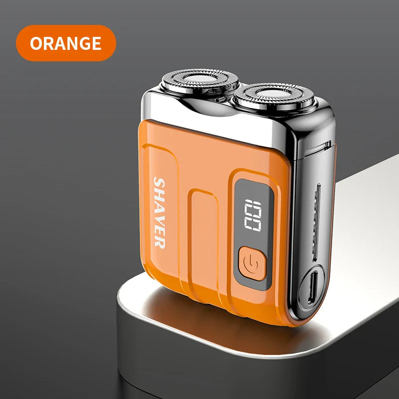 Mini Electric Rechargeable Smart Shaver – Compact Portable Cordless Razor for Beard, Mustache & Travel Use