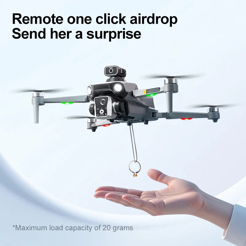 K19 Max Drone Professional 8K Camera Aerial FPV Brush Avoiding Obstacle ith Large Screen Remote Control Folding Drone.