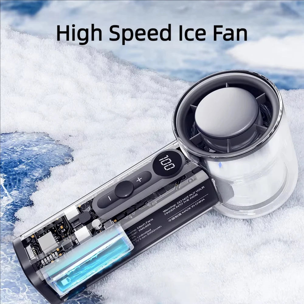 CoolBreeze™ Ultra Portable Foldable Mini Fan ❄️ – USB Rechargeable, Powerful Airflow & Travel-Friendly Cooling.