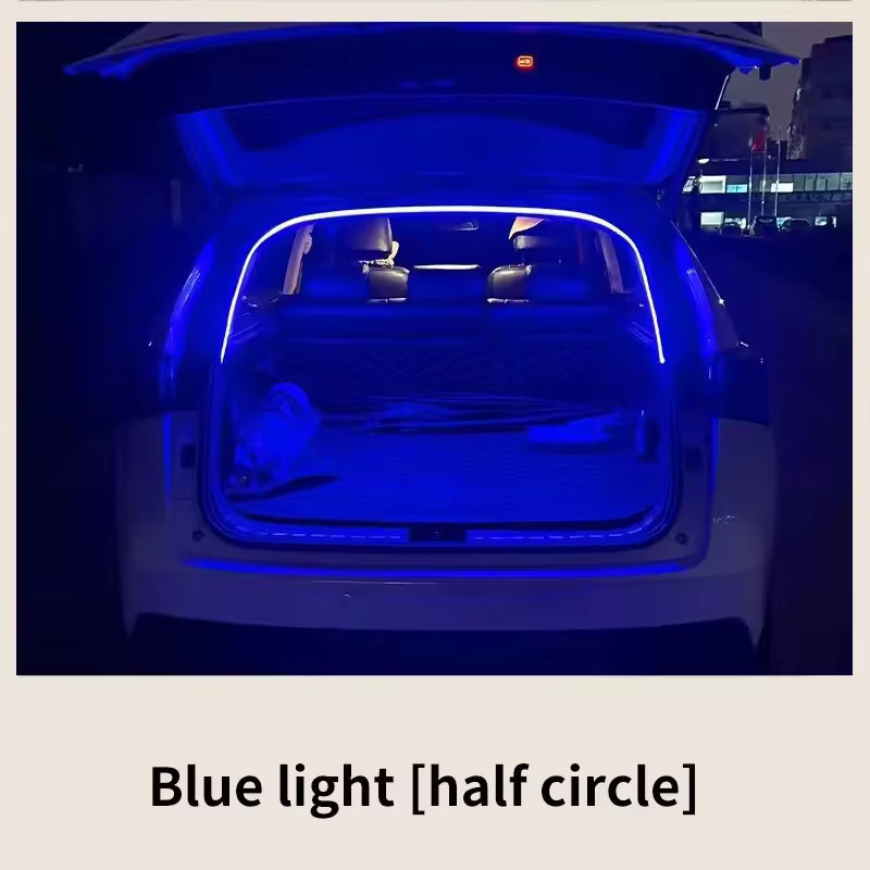 Smart Motion Sensor LED Car Trunk Light Strip – Automatic Ambient Interior Lighting with Easy Installation for Modern Car Upgrade