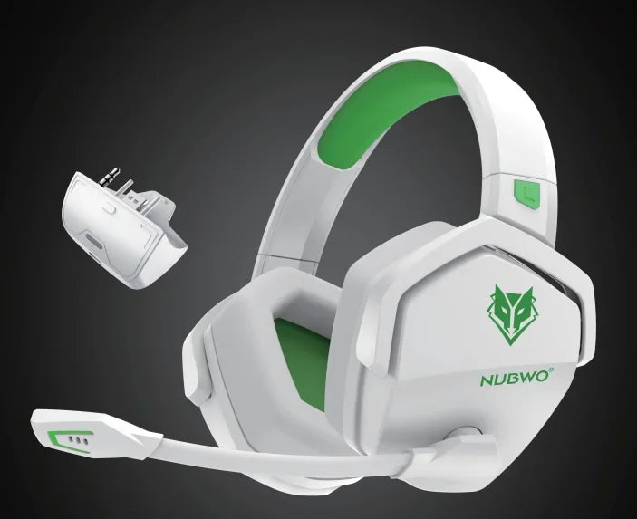 NUBWO G06 Wireless Gaming Headset 2.4GHz Bluetooth 5.3 with Mic 50mm Drivers