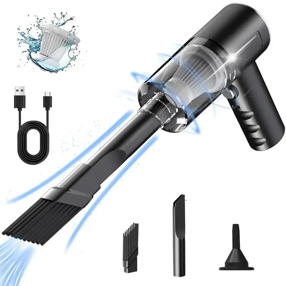 Smart 120W Wireless Handheld Vacuum Cleaner – Powerful Cordless Cleaning Device for Home & Car with Portable Design