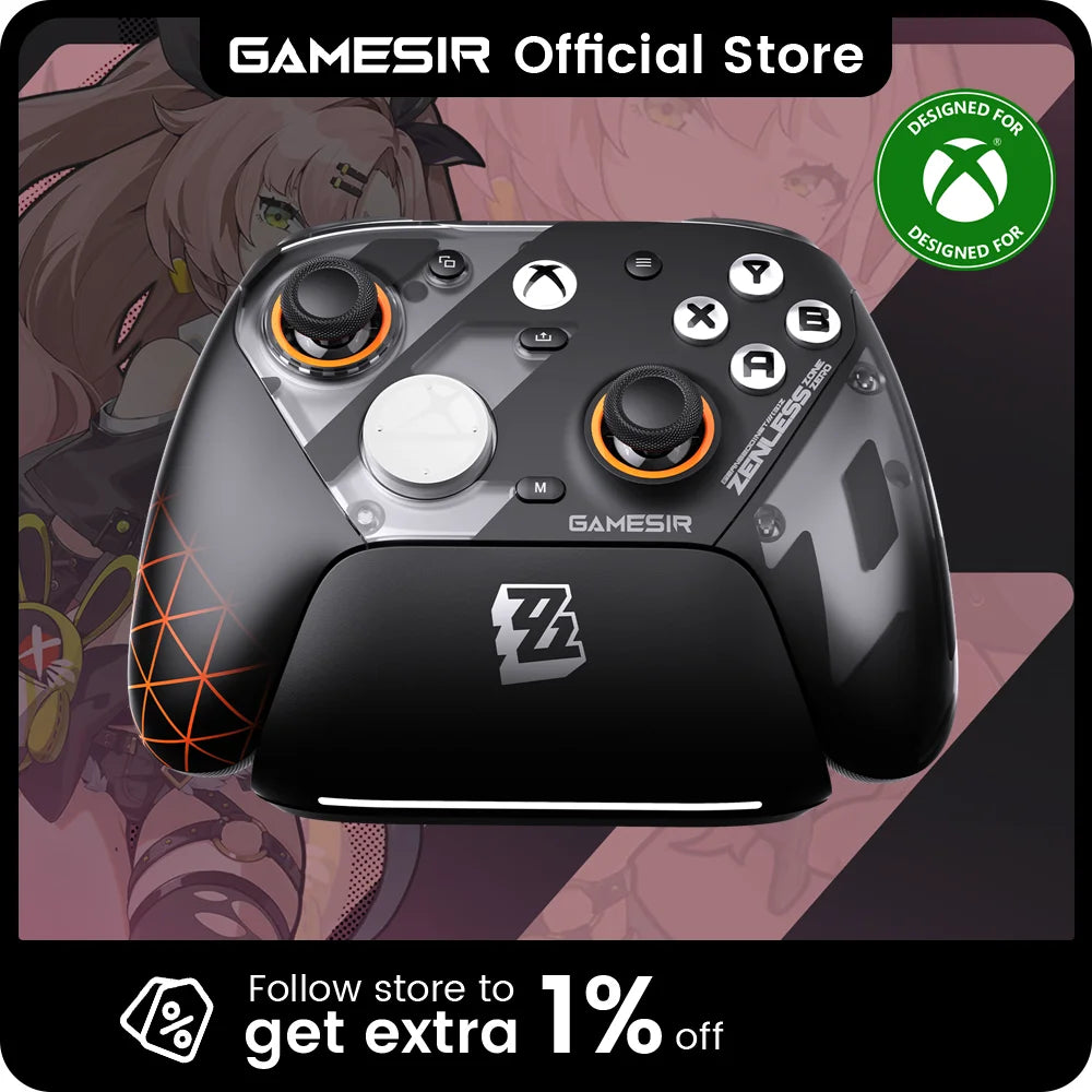GameSir G7 Pro Zenless Zone Zero Wireless Controller for Xbox Series X|S, Xbox One, PC, Android Mag-Res™ TMR Bluetooth Gaming