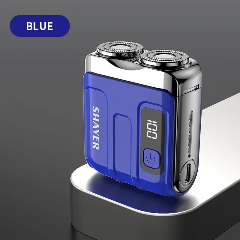 Mini Electric Rechargeable Smart Shaver – Compact Portable Cordless Razor for Beard, Mustache & Travel Use