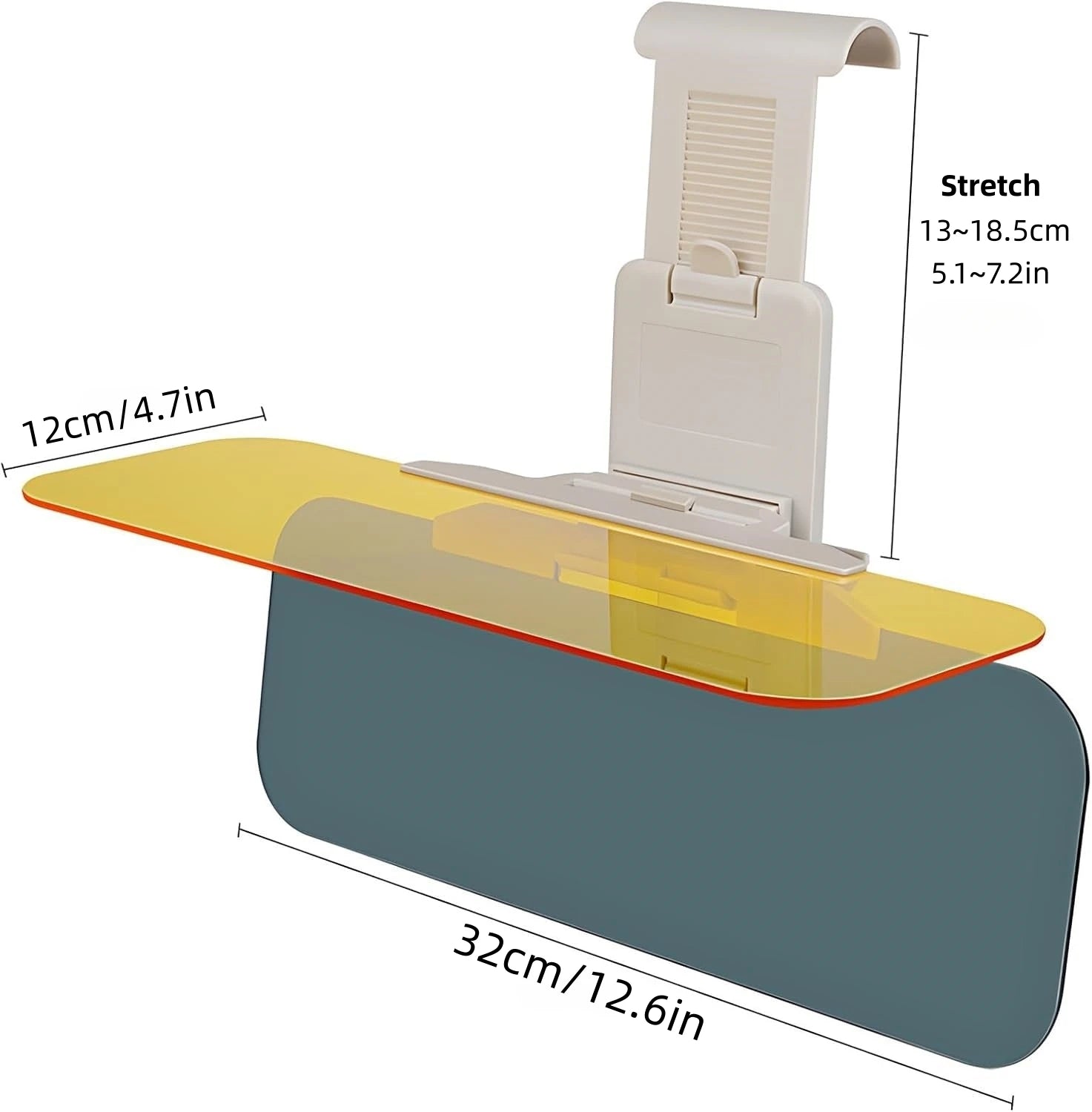 ClearDrive Day & Night Visor Shield – Anti-Glare HD Sun Visor for Car with Enhanced Driving Visibility & Eye Protection.
