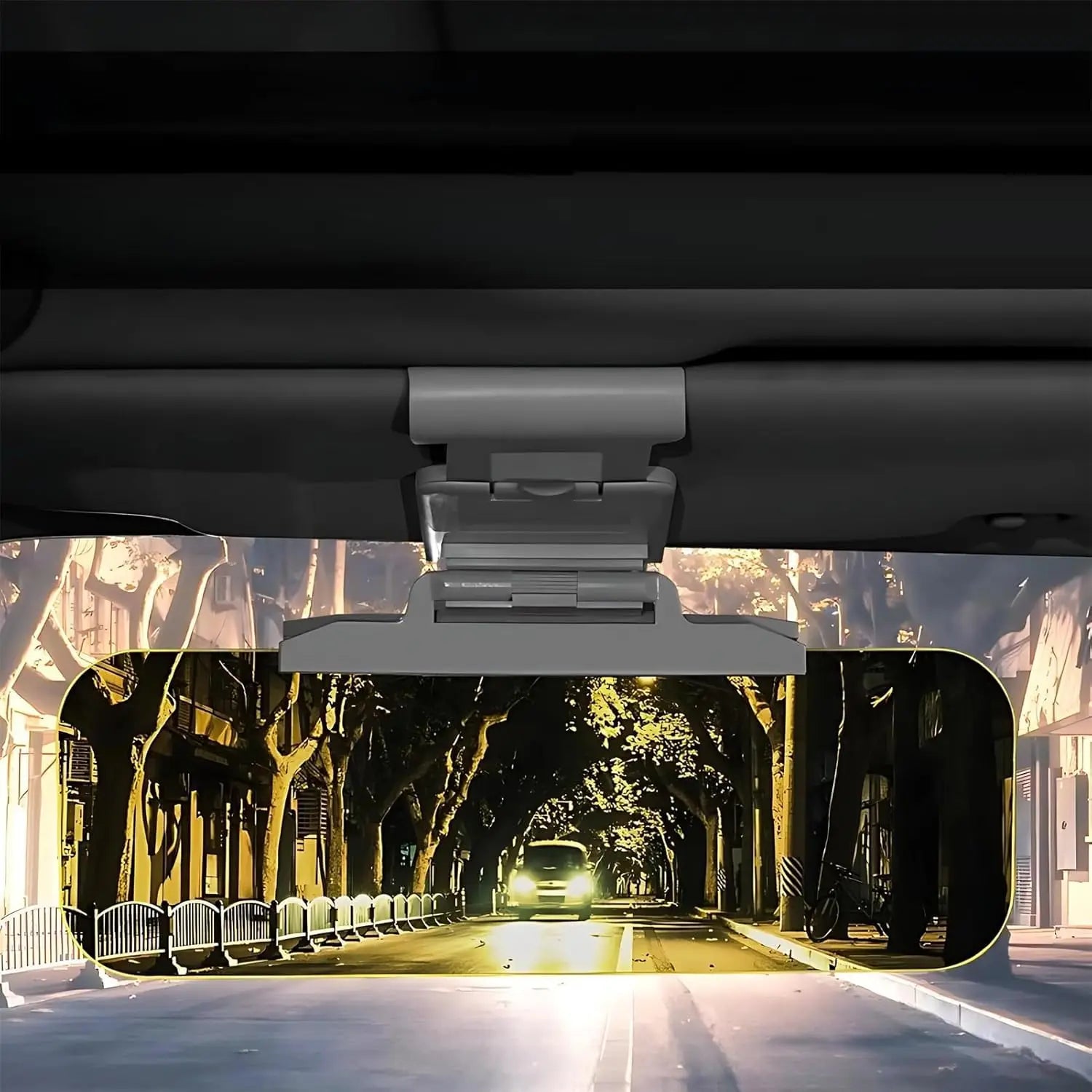 ClearDrive Day & Night Visor Shield – Anti-Glare HD Sun Visor for Car with Enhanced Driving Visibility & Eye Protection.