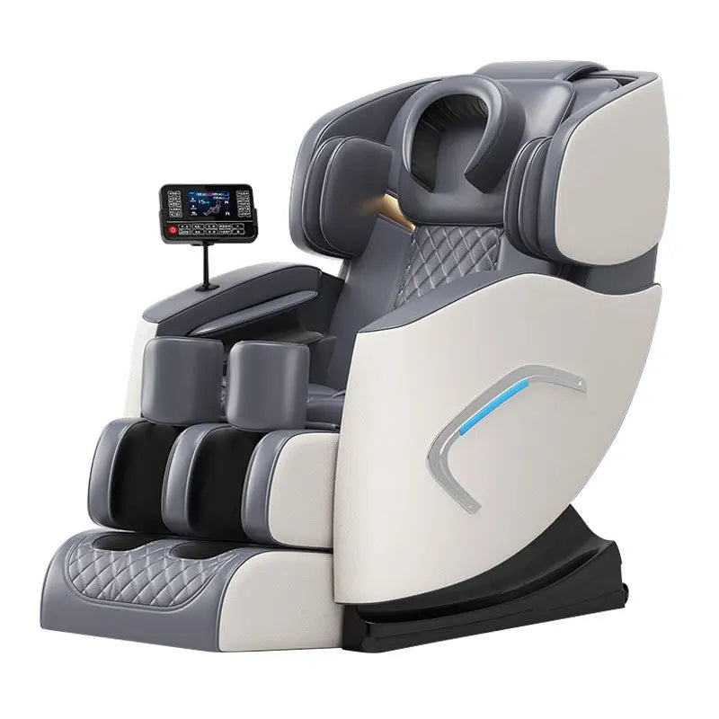VEVOR Dual-Core 4D+3D Full Body Massage Chair, with Extended SL Track, Deep Yoga Stretch, Electric Extendable Footrest, TFT, AI Voice Control, Heat, Airbags, Armrest Controls, Wheels