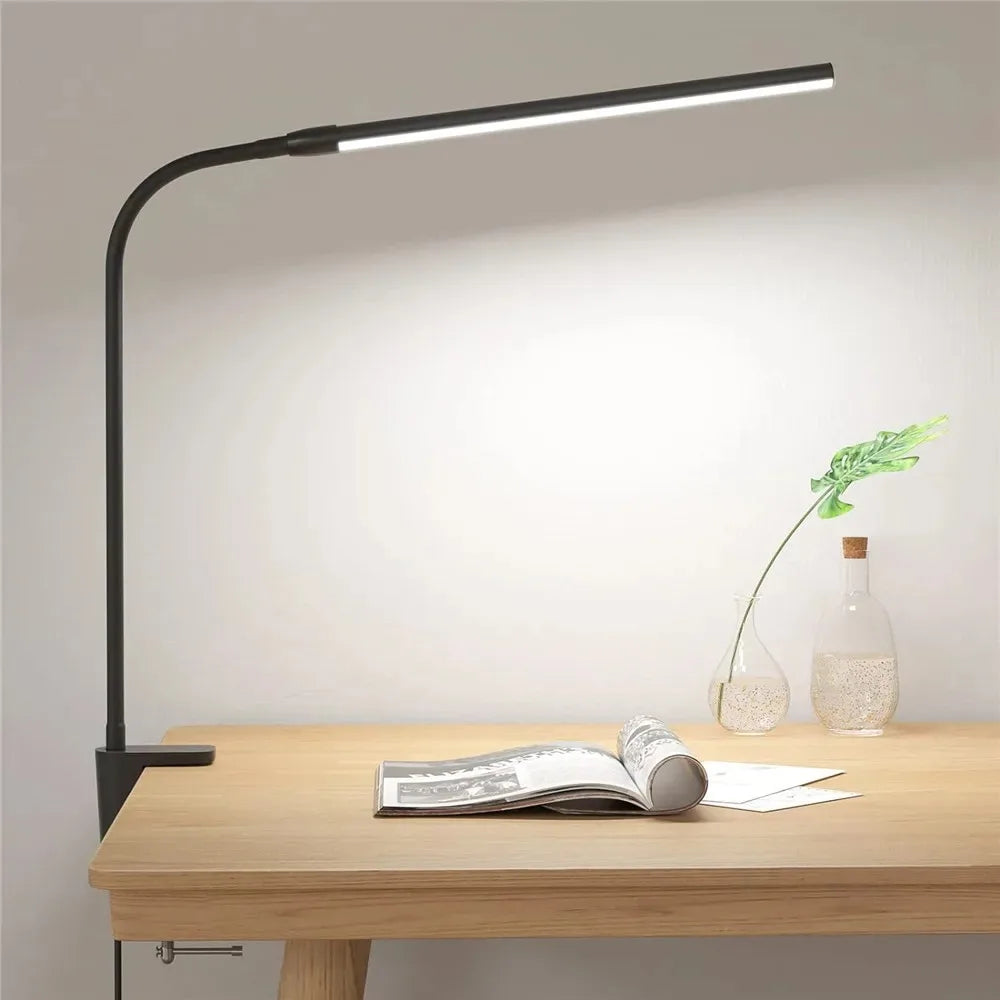 Smart Double-Head LED Desk Lamp – Adjustable Eye-Protection Lighting System for Comfortable Study, Work & Long Reading Sessions