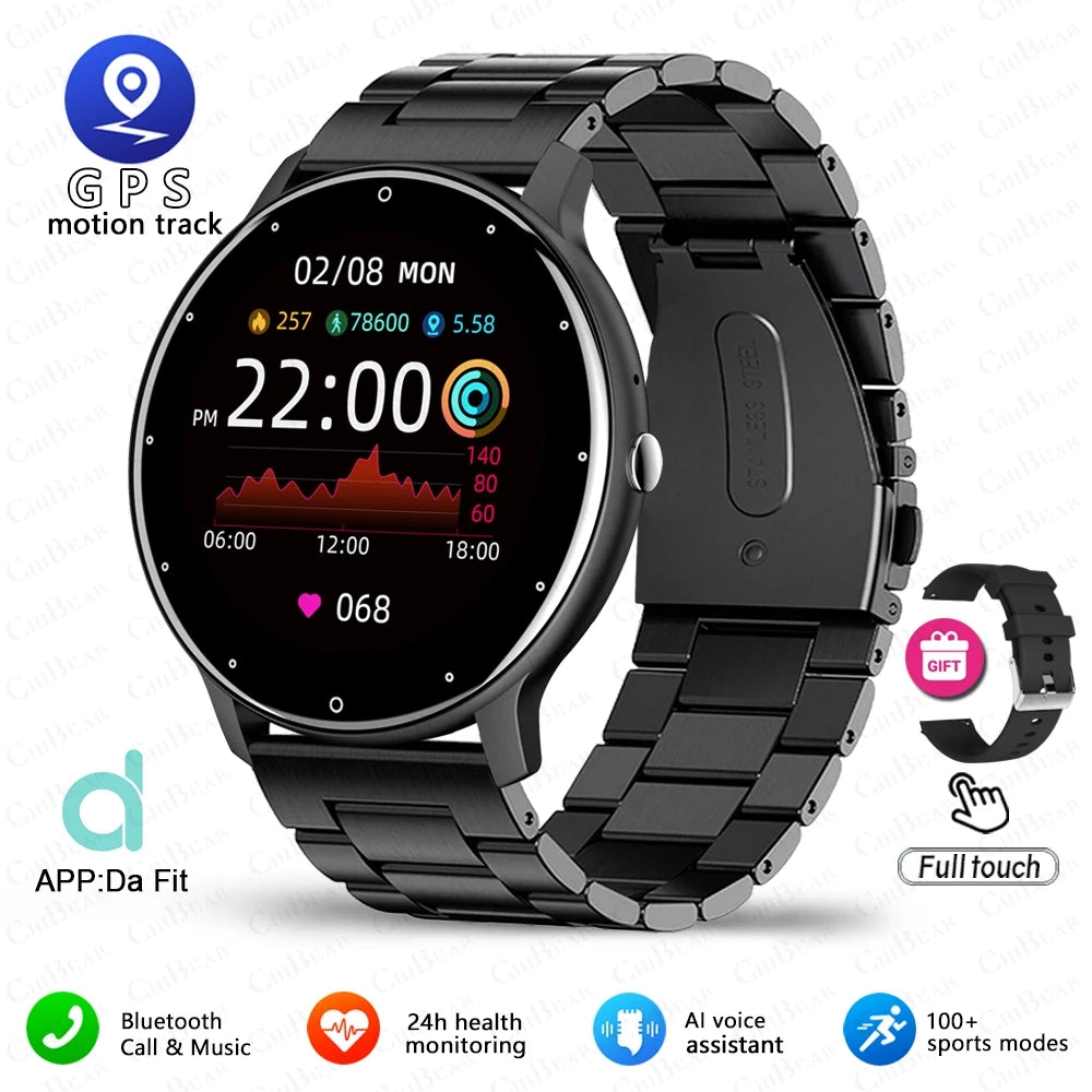 ZL02C Smart Watch for Men - Sports Fitness Tracker Bluetooth Call