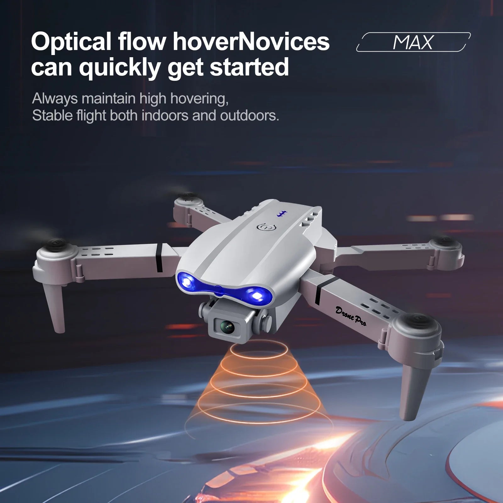 New E88/E99 Drone Remote Control with Screen Dual Camera Optical Flow Localization
