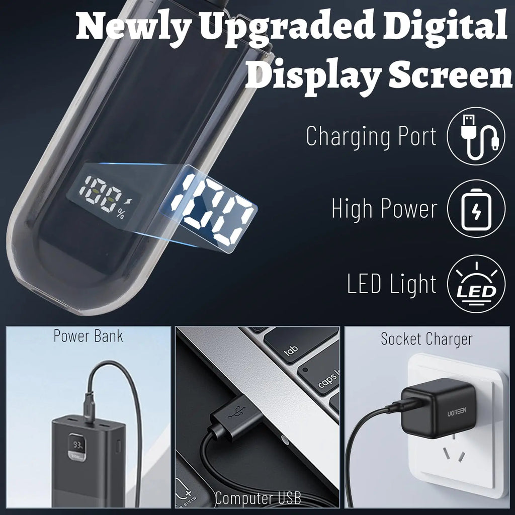 USB Rechargeable Nose Hair Trimmer(Precision Grooming for Nose, Ears, Eyebrows &amp; Facial Hair)