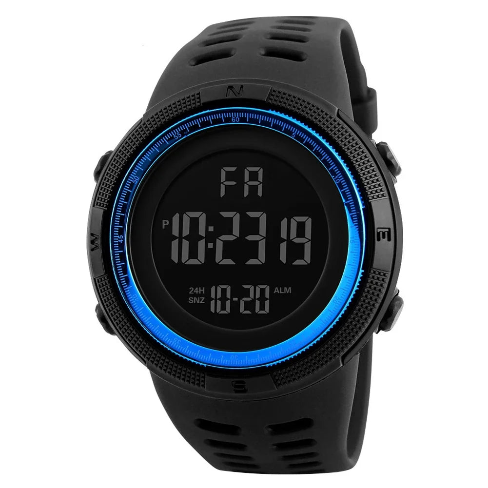 LAXASFIT New Men's Smart Watch LED Flashlight Outdoor Sports Smart Watch Wristwatch Health Monitoring Smart Watch