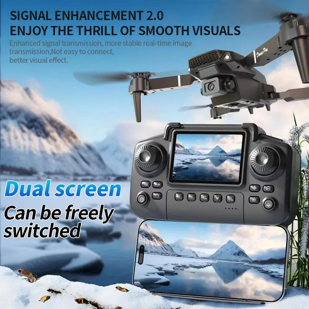 New Foldable WIFI FPV HD 4K 1080P Camera Wide Angle Drone
