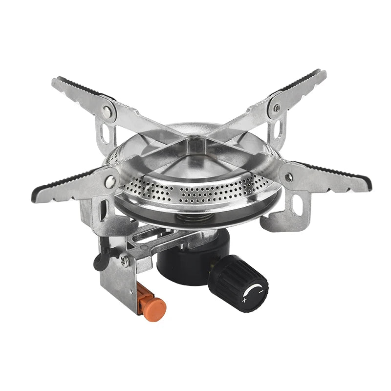 Pandatour Portable Windproof Camping Gas Stove – High Efficiency Outdoor Burner for Hiking, Camping, BBQ & Emergency Cooking