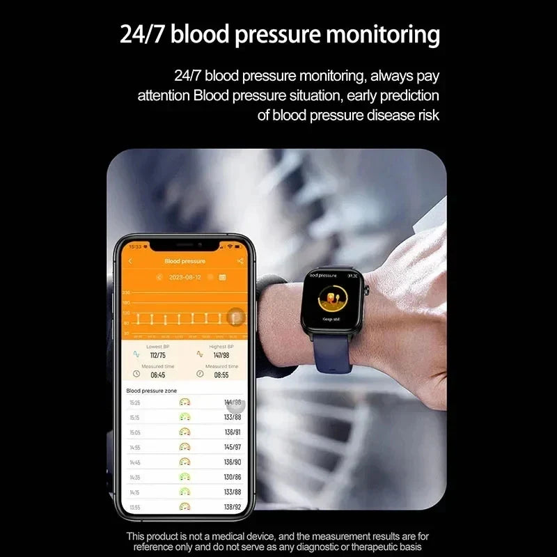 2025 New ECG+PPG Monitoring Smart Watch Women Blood pressure Blood Lipid Uric Acid Women Menstrual Health Tracker Smartwatches