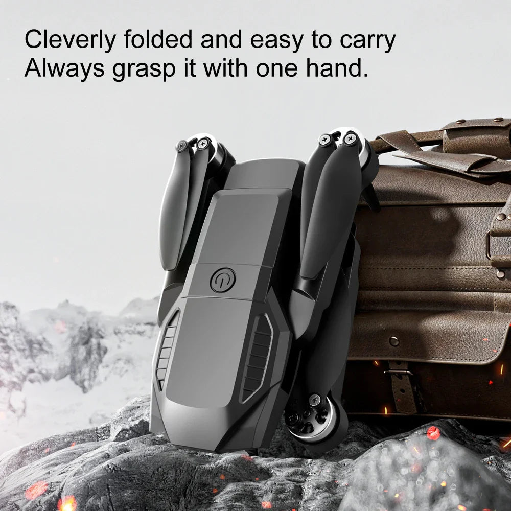 F198 Drone Professional Dual Camera With 1080P WIFI FPV HD Aerial Photography Wide Angle Brushless RC Foldable Quadcopter.