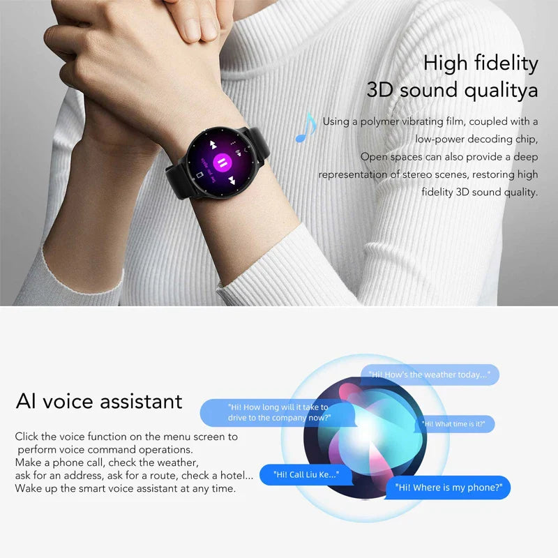 ZL02C Smart Watch for Men - Sports Fitness Tracker Bluetooth Call