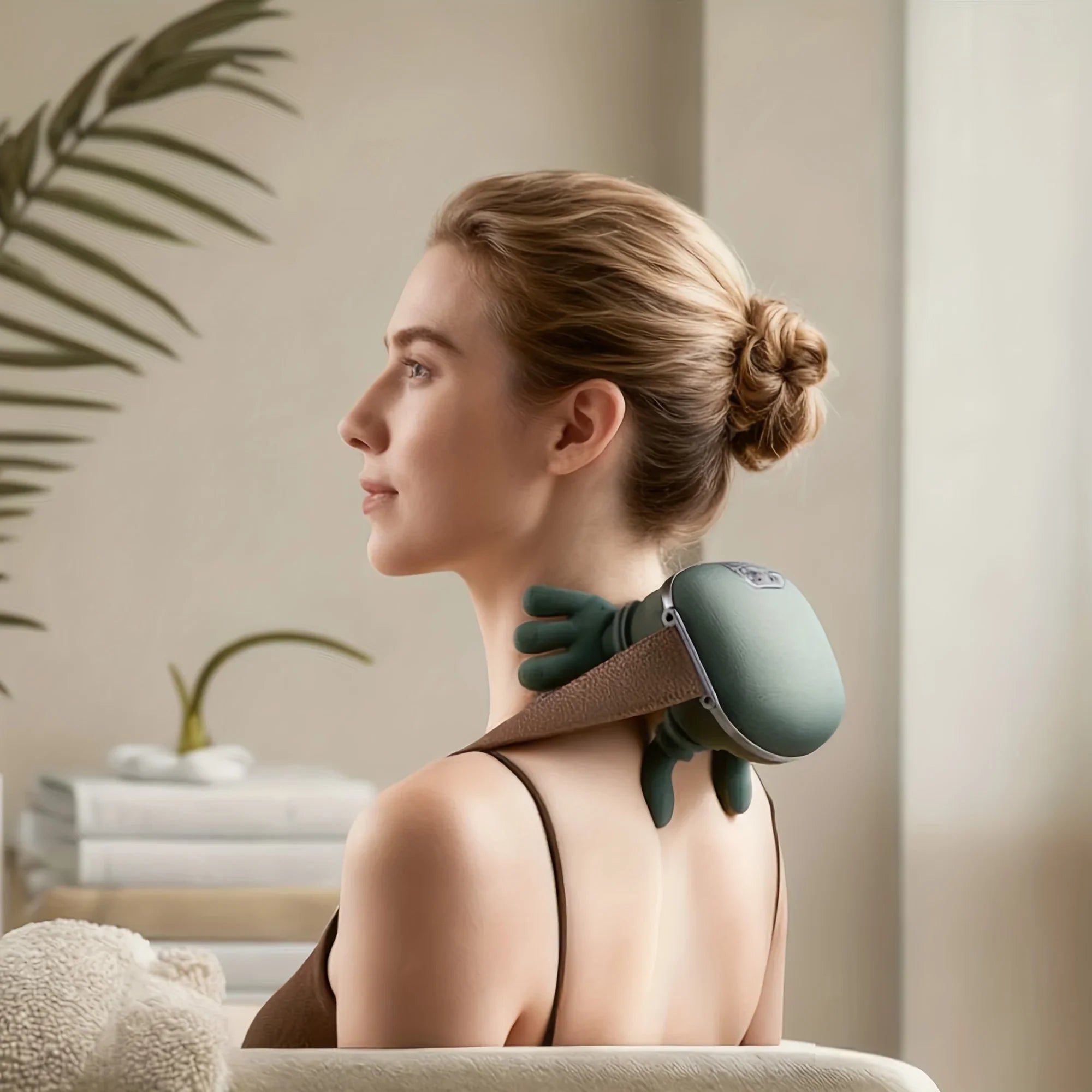 Intelligent Fully Automatic Neck & Shoulder Massager – Deep Tissue Relaxation with Finger Pressure Massage Technology