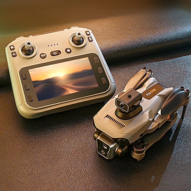 K19 Max Drone Professional 8K Camera Aerial FPV Brush Avoiding Obstacle ith Large Screen Remote Control Folding Drone.