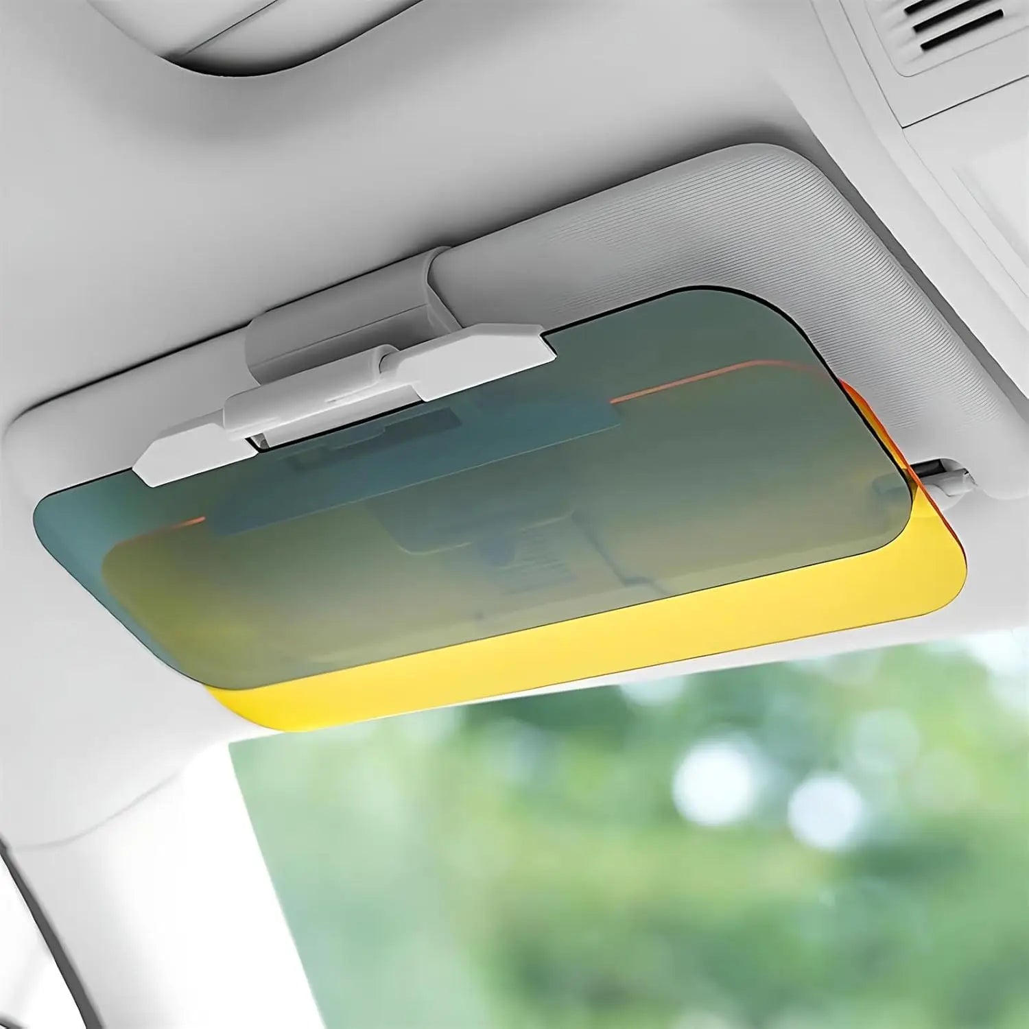 ClearDrive Day & Night Visor Shield – Anti-Glare HD Sun Visor for Car with Enhanced Driving Visibility & Eye Protection.