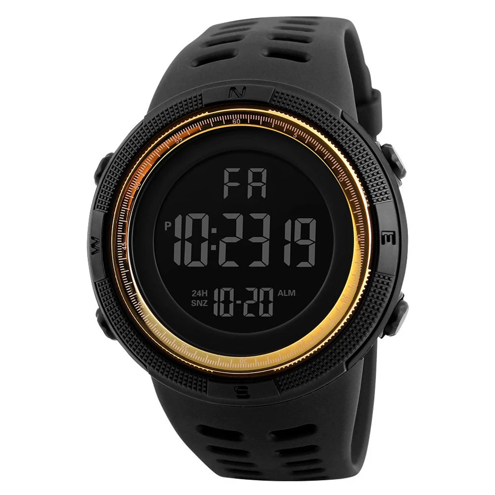 LAXASFIT New Men's Smart Watch LED Flashlight Outdoor Sports Smart Watch Wristwatch Health Monitoring Smart Watch