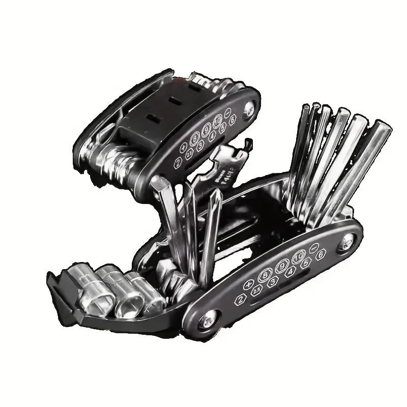 16-in-1 Heavy Duty Socket Wrench Set with Non-Slip Rotating Head – Universal Hand Tool Kit for Home Improvement, Car Repair & Mechanical Work