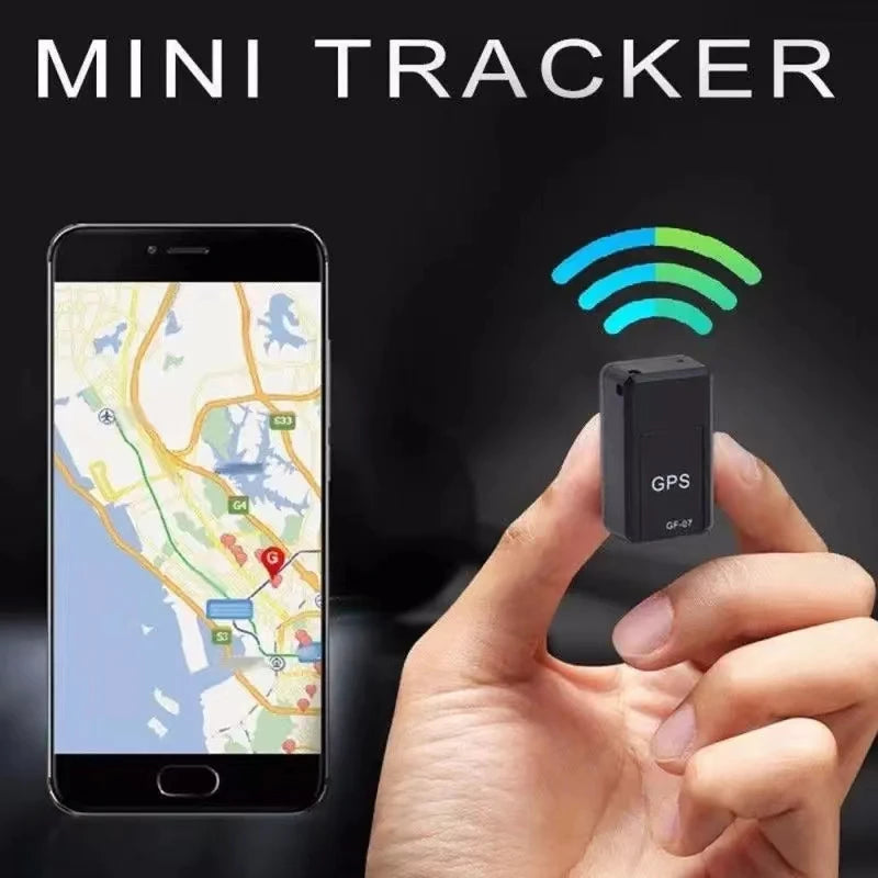 Magnetic Mini Car GPS Tracker – Real-Time Location Tracking Device with Anti-Lost Alarm, Rechargeable Battery & Compact Hidden Designor