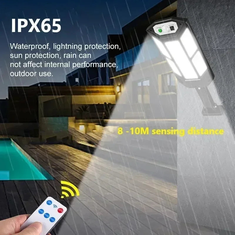 Smart Solar Motion Sensor Garden Light – Waterproof Outdoor Security LED Lamp with Auto Motion Detection for Home & Garden Protection