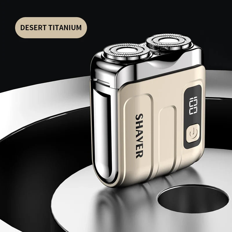 Mini Electric Rechargeable Smart Shaver – Compact Portable Cordless Razor for Beard, Mustache & Travel Use