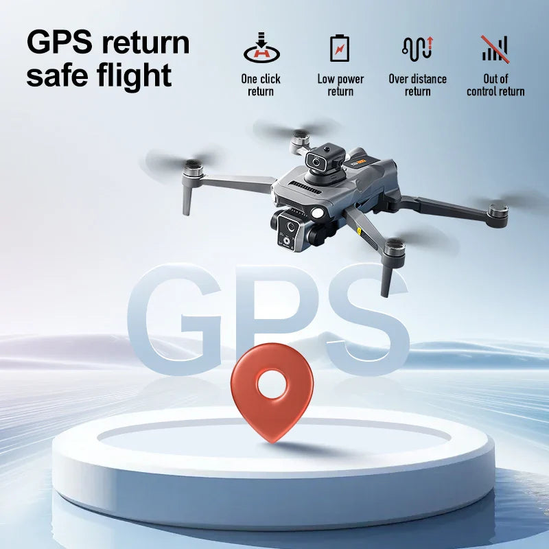 K19 Max Drone Professional 8K Camera Aerial FPV Brush Avoiding Obstacle ith Large Screen Remote Control Folding Drone.