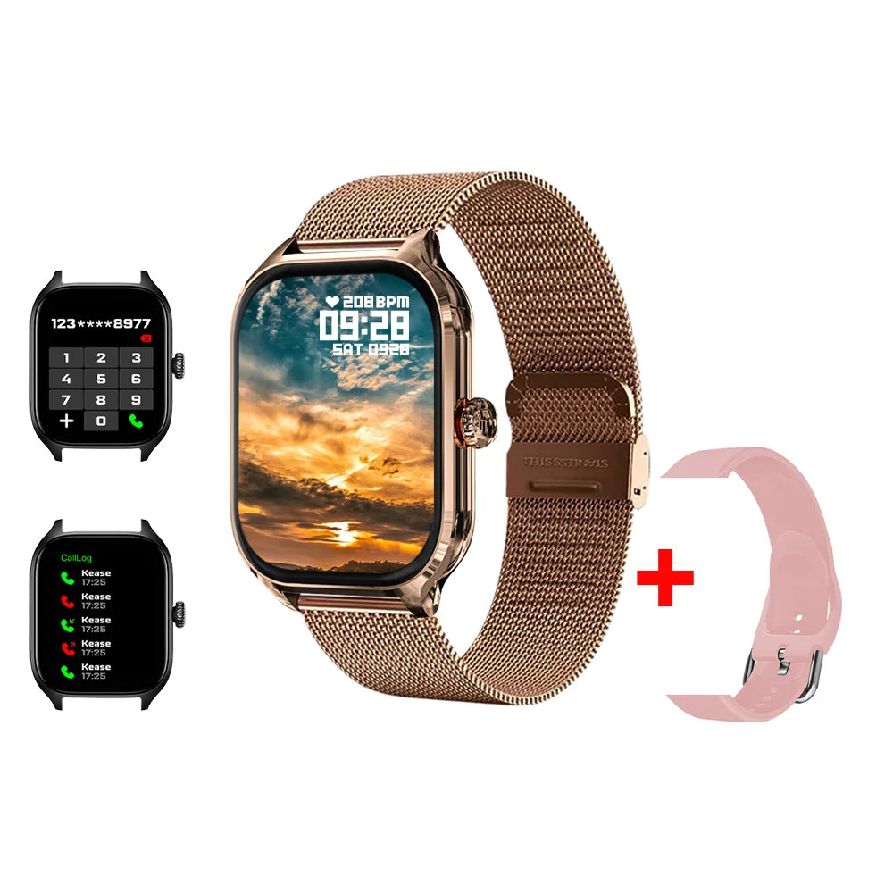 KESHUYOU H9 Smart Watch 2.01 Inch Bluetooth Call HD Display