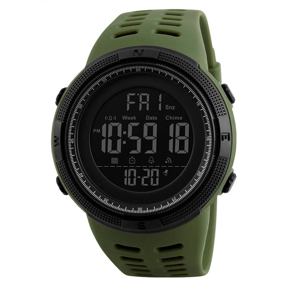LAXASFIT New Men's Smart Watch LED Flashlight Outdoor Sports Smart Watch Wristwatch Health Monitoring Smart Watch