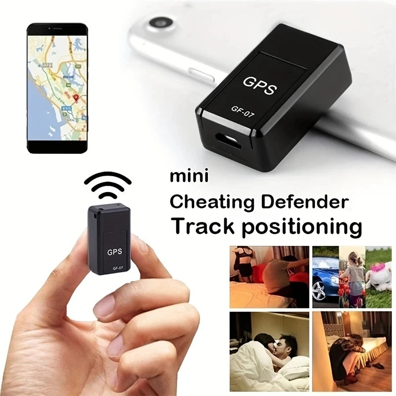 Magnetic Mini Car GPS Tracker – Real-Time Location Tracking Device with Anti-Lost Alarm, Rechargeable Battery & Compact Hidden Designor