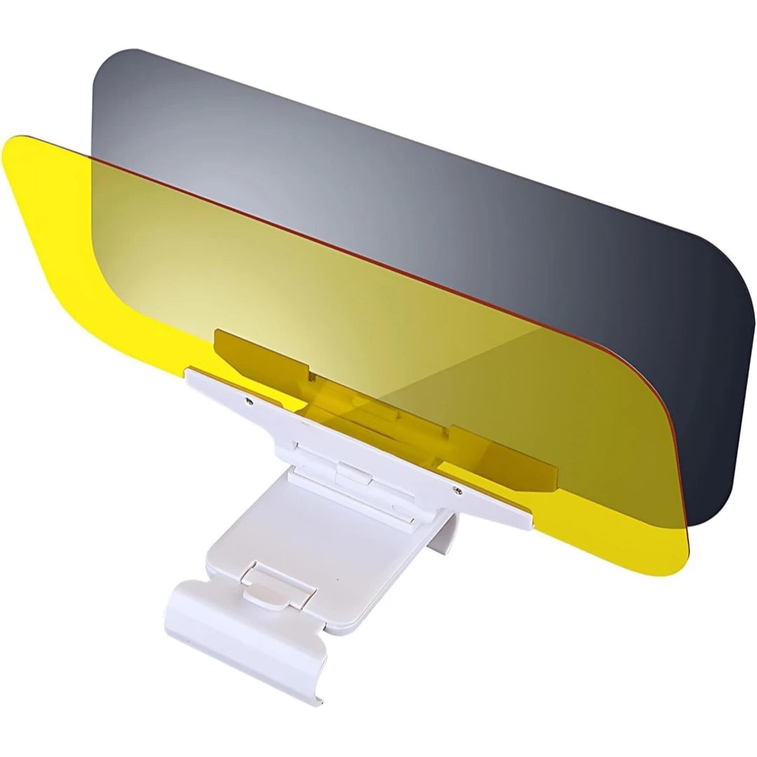 ClearDrive Day & Night Visor Shield – Anti-Glare HD Sun Visor for Car with Enhanced Driving Visibility & Eye Protection.