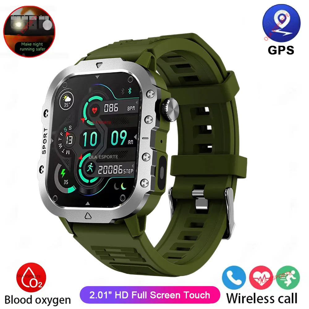 Original Military Men Smart Watches Wireless Call Fitness Clock IP68 Swim Waterproof Sport Smartwatch for Women IOS Android 2025