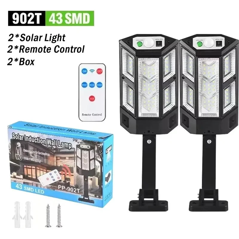 Smart Solar Motion Sensor Garden Light – Waterproof Outdoor Security LED Lamp with Auto Motion Detection for Home & Garden Protection