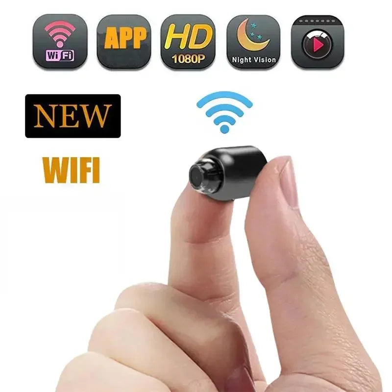 Smart Wireless Mini Camera – HD Portable WiFi Security Camera with Night Vision, Motion Detection & Remote Viewing