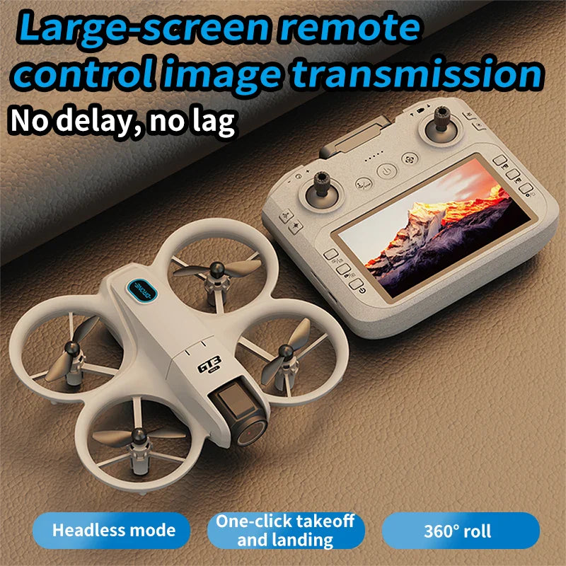 Drone 8K HD 4.3" Remote Control Headless Mode Helicopter 360° Flip Quadcopter Toys Mini Drone Fors Kid Toy Gifts