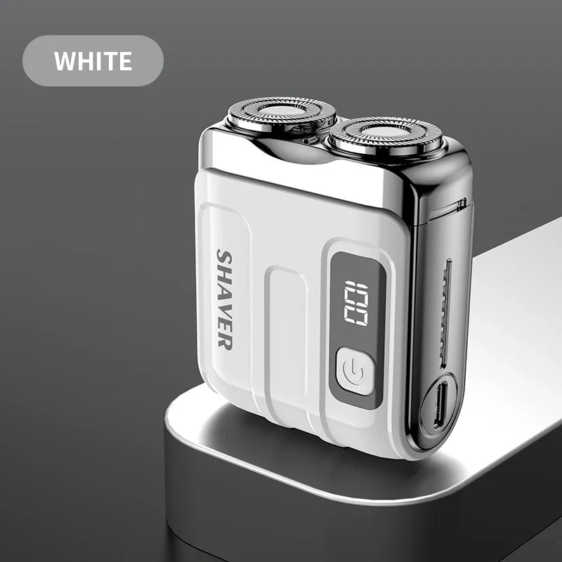Mini Electric Rechargeable Smart Shaver – Compact Portable Cordless Razor for Beard, Mustache & Travel Use