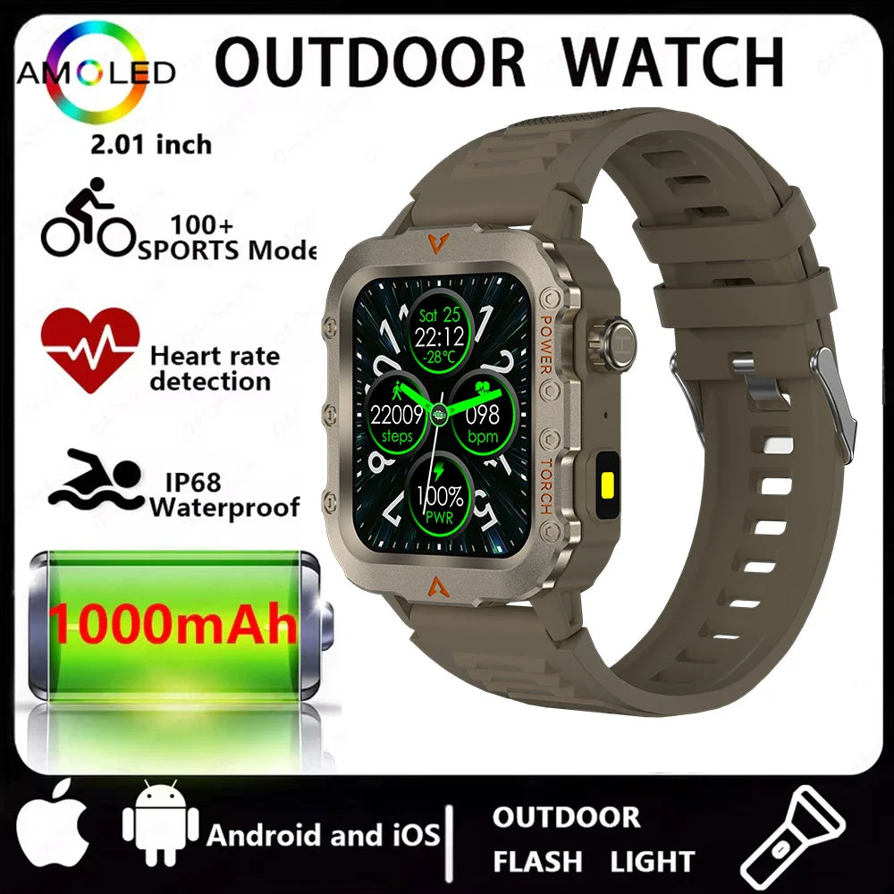 Men Smart Watch Bluetooth Call Health Monitor Waterproof Sports Watch