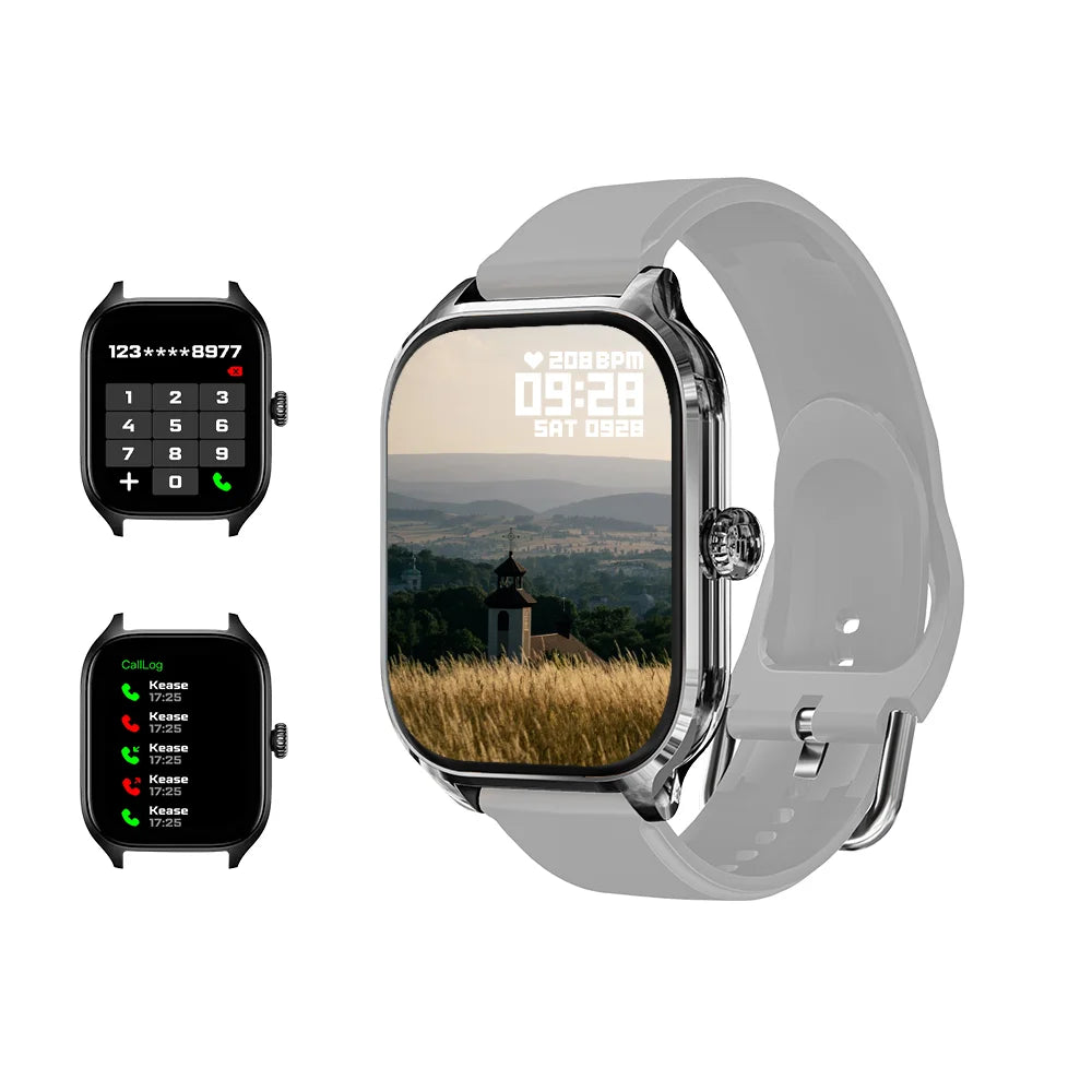 KESHUYOU H9 Smart Watch 2.01 Inch Bluetooth Call HD Display