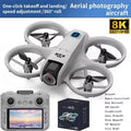 GT3 Drone 8K HD Dual Cameras 180° FPV 5G WIFI Brushless Motors Intelligence Obstacle Avoidance Foldable Quadcopters.