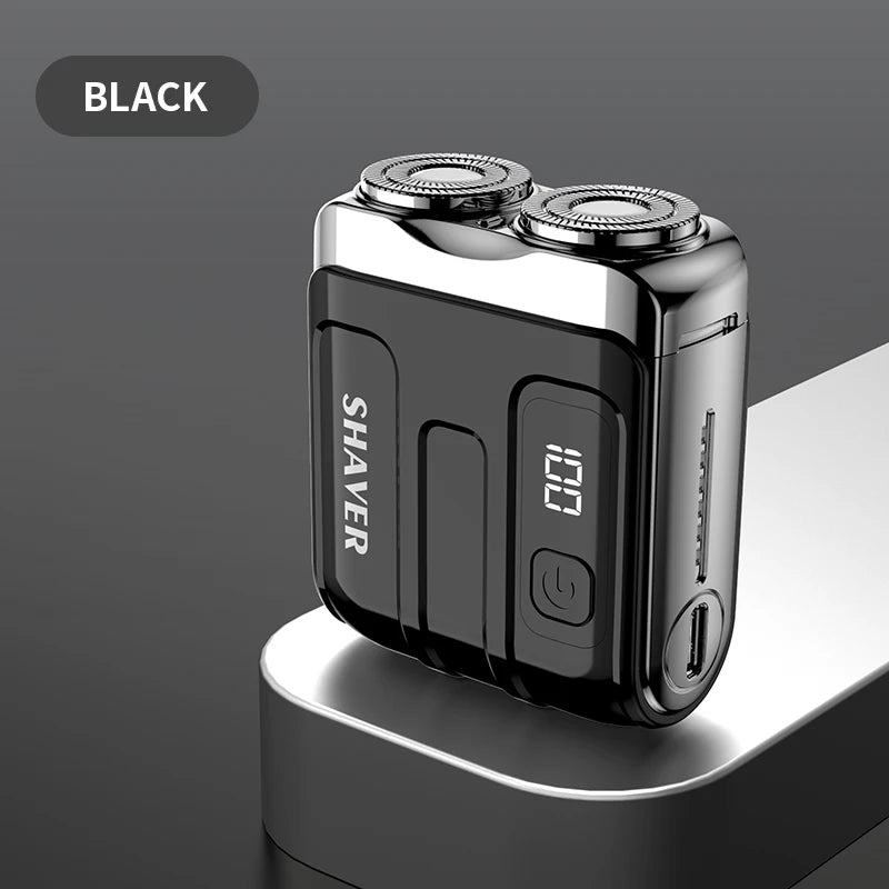 Mini Electric Rechargeable Smart Shaver – Compact Portable Cordless Razor for Beard, Mustache & Travel Use