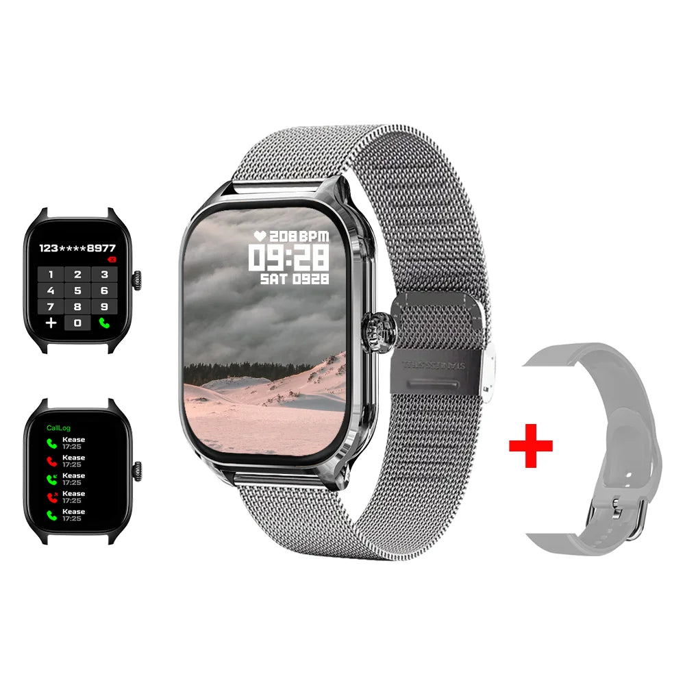 KESHUYOU H9 Smart Watch 2.01 Inch Bluetooth Call HD Display